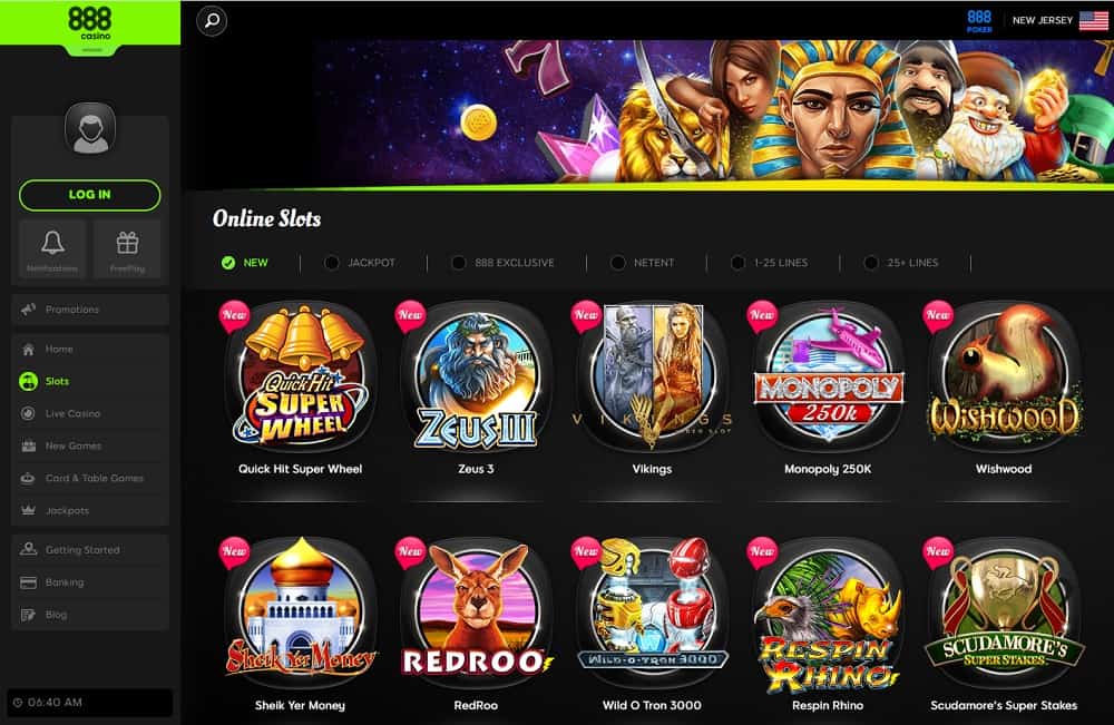 888 Casino spielen