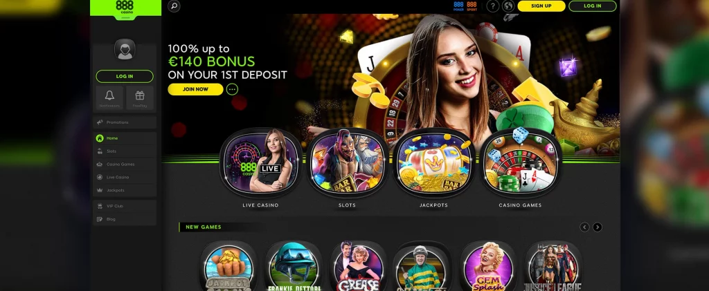 Yleiskatsaus Casino 888:sta
