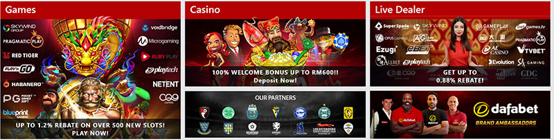 Juegos de Casino Dafabet