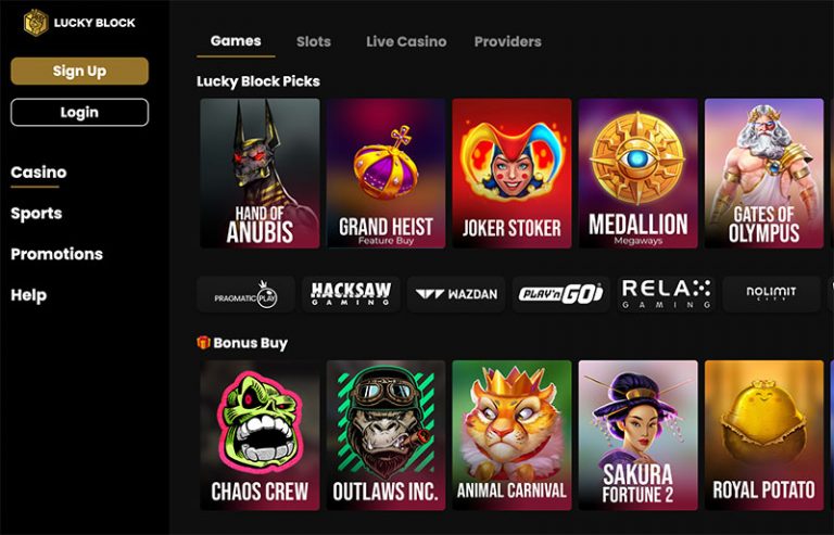 Lucky Block Review 2026: Crypto Casino & Sportsbook With 200% Bonus, Is ...