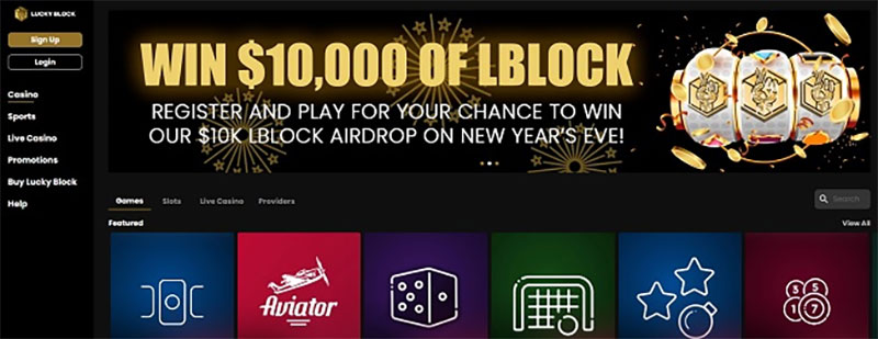 Το Lucky Block λειτουργεί νόμιμα