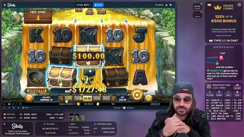 Roshtein casino streamer